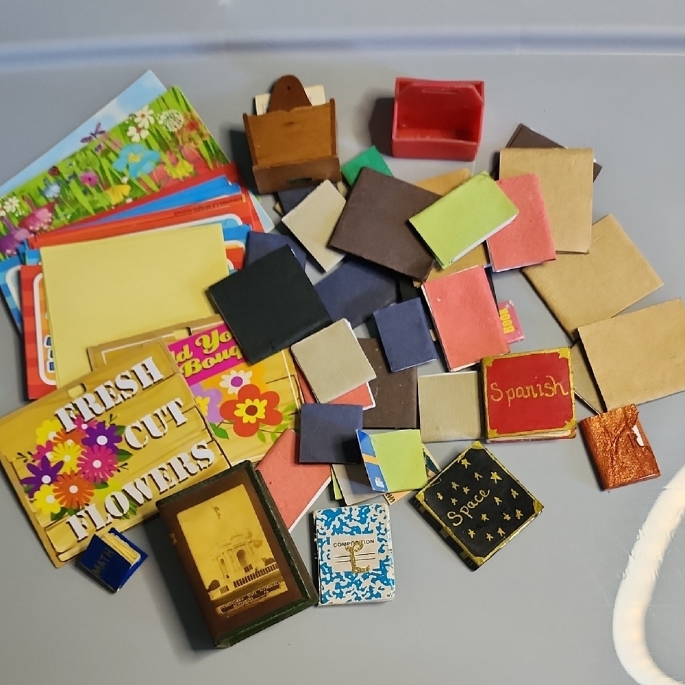 Colorful Miniature Book Collection